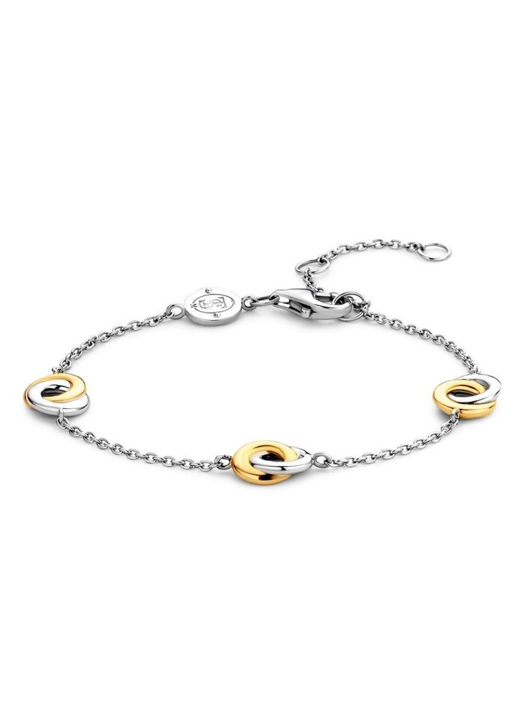 TI SENTO - Milano Dames Schakelarmband verguld 2925SY in de kleur Zilver