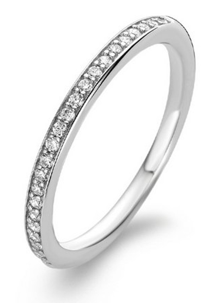 TI SENTO - Milano Dames Ring van zilver met zirkonia 1923ZI in de kleur Zilver