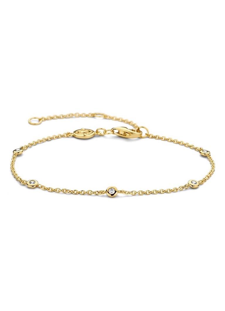 TI SENTO - Milano Dames Schakelarmband verguld 2974ZY in de kleur Goud