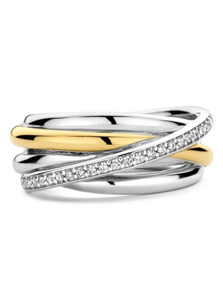 TI SENTO - Milano Dames Ring van zilver 12318ZY in de kleur Zilver