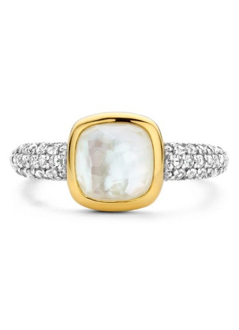 TI SENTO - Milano Dames Ring verguld 12331MW in de kleur Goud