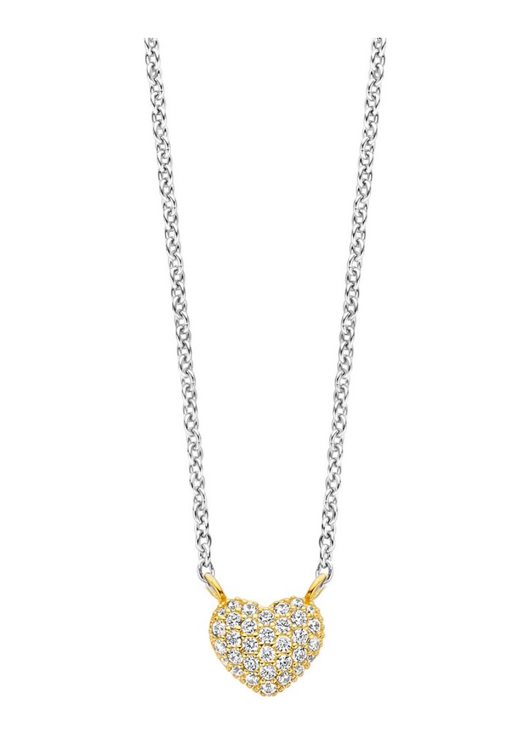 TI SENTO - Milano Dames Ketting met hanger 3899ZY in de kleur Zilver