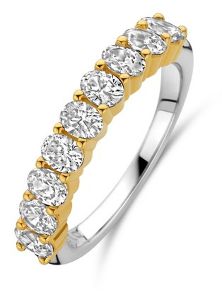 TI SENTO - Milano Dames Ring verguld met zirkonia 12339ZY in de kleur Goud