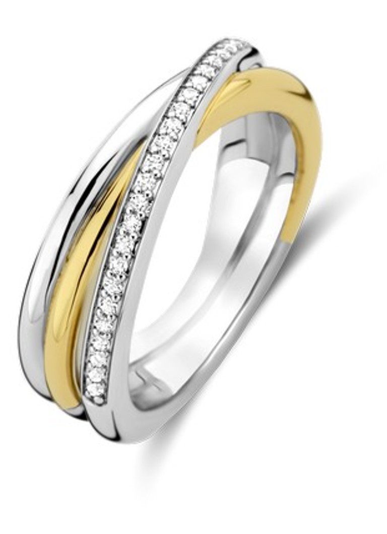 TI SENTO - Milano Dames Ring met zirkonia 12346ZY in de kleur Zilver