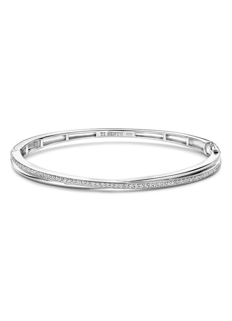 TI SENTO - Milano Dames Bangle van zilver 23045ZI in de kleur Zilver