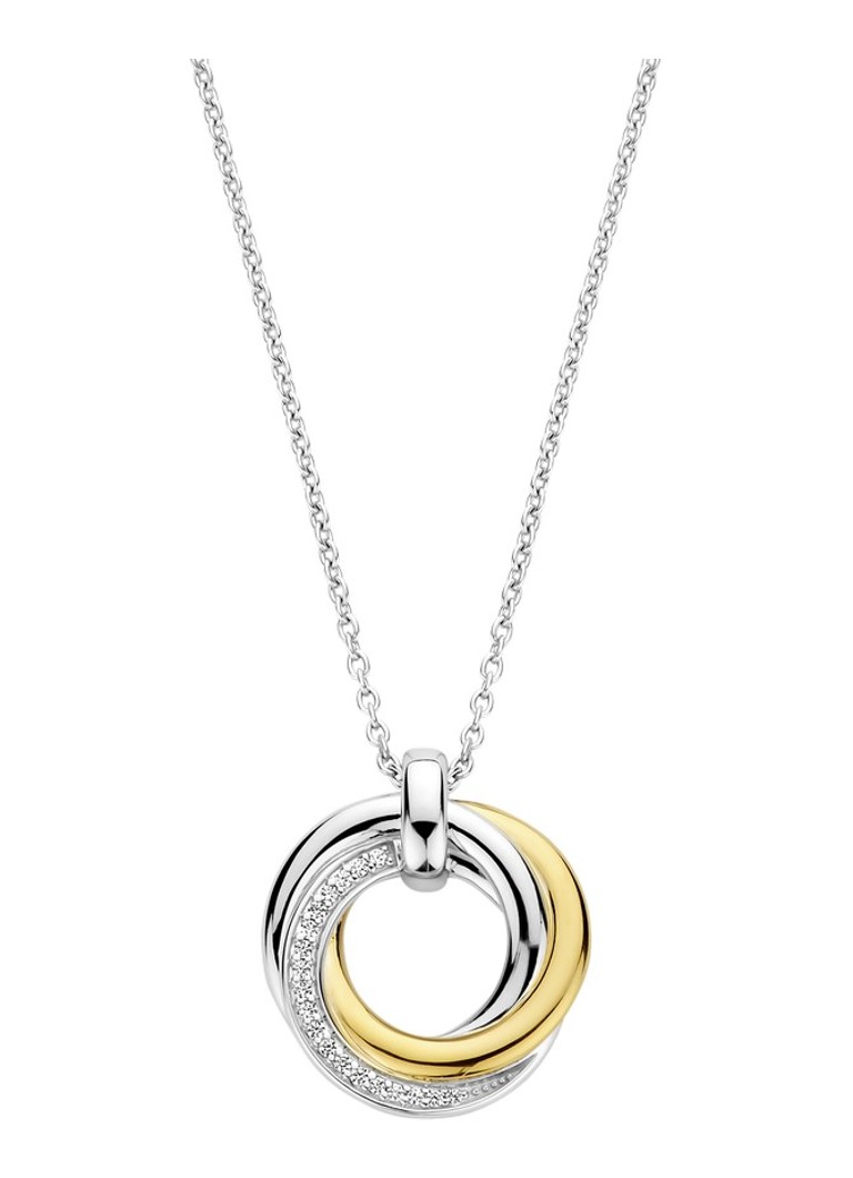 TI SENTO - Milano Dames Ketting met hanger 34055ZY in de kleur Zilver