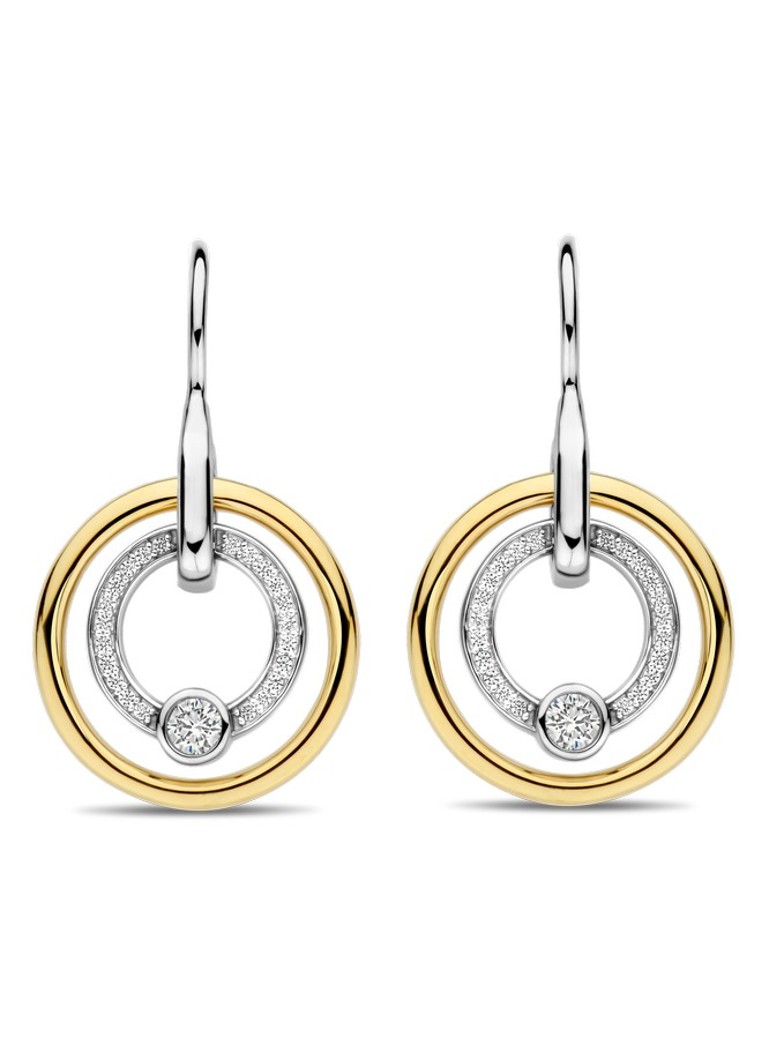 TI SENTO - Milano Dames Oorhangers verguld 7978ZY in de kleur Goud