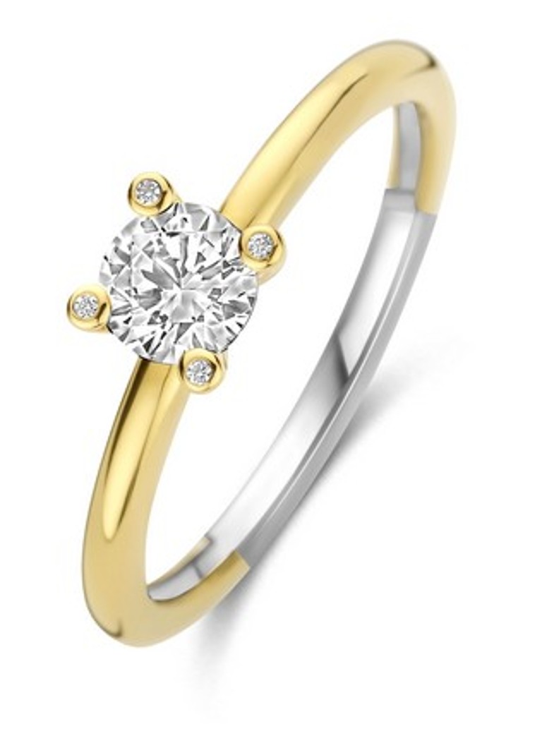 TI SENTO - Milano Dames Ring met zirkonia 12367ZY in de kleur Goud