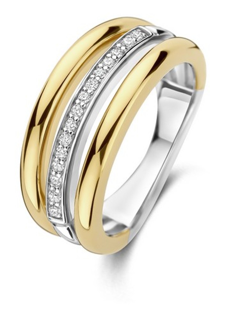 TI SENTO - Milano Dames Ring verguld 12369ZY in de kleur Goud