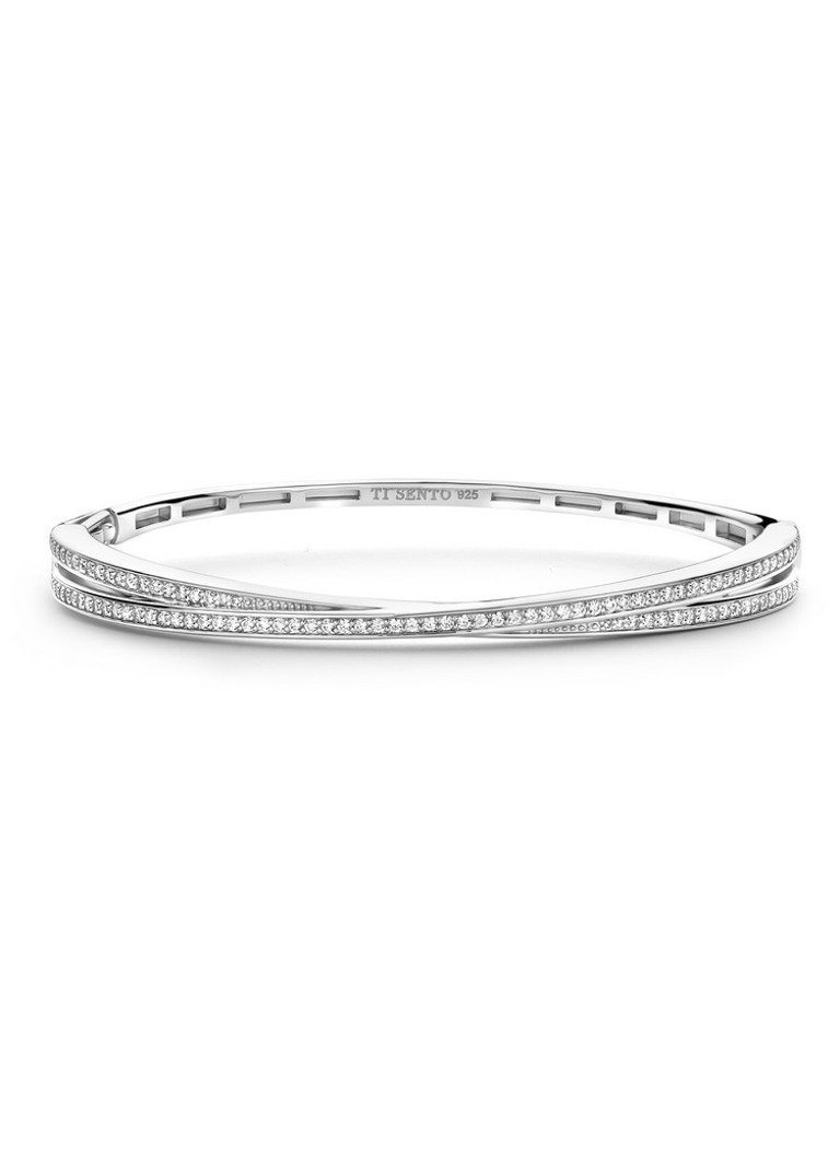 TI SENTO - Milano Dames Bangle van zilver 23072ZI in de kleur Zilver