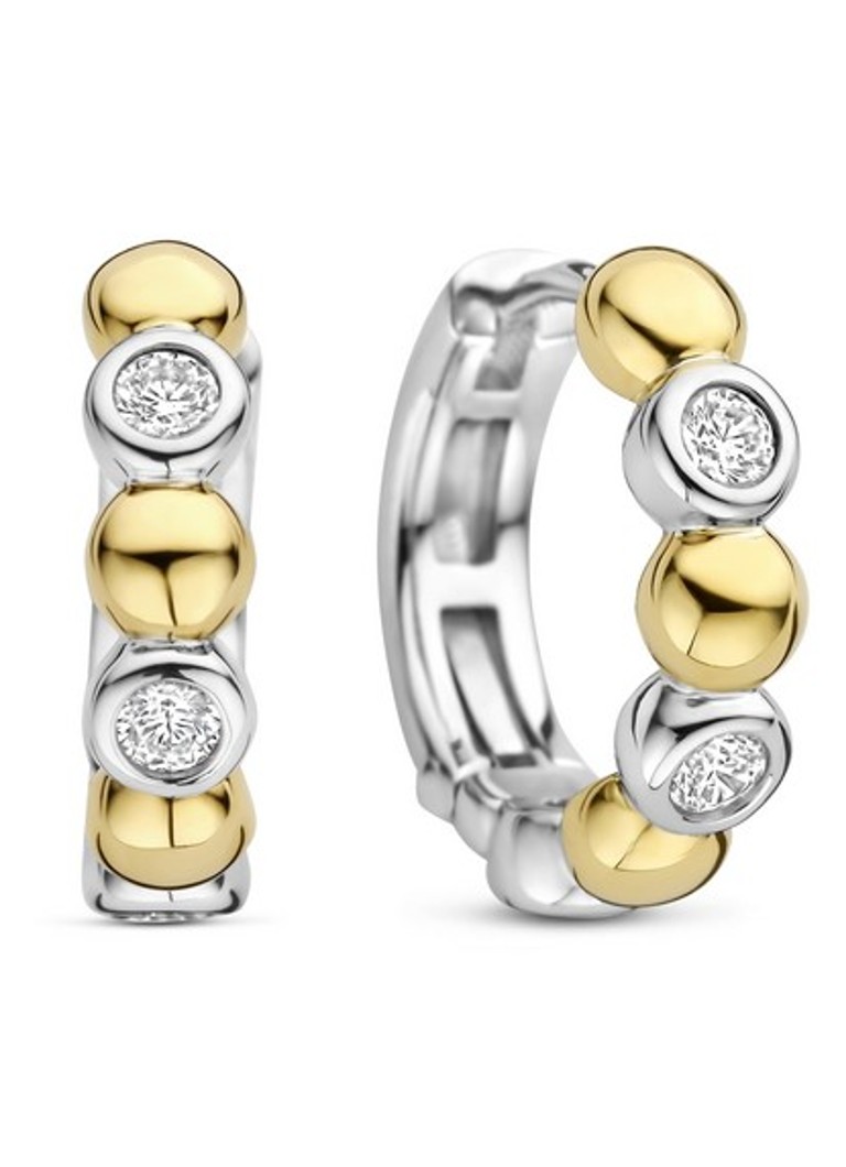 TI SENTO - Milano Dames Oorringen verguld 78008ZY in de kleur Goud