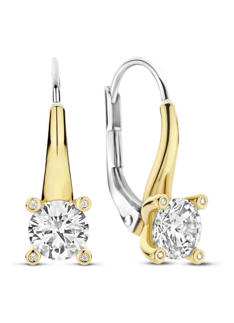 TI SENTO - Milano Dames Oorhangers verguld 78009ZY in de kleur Goud