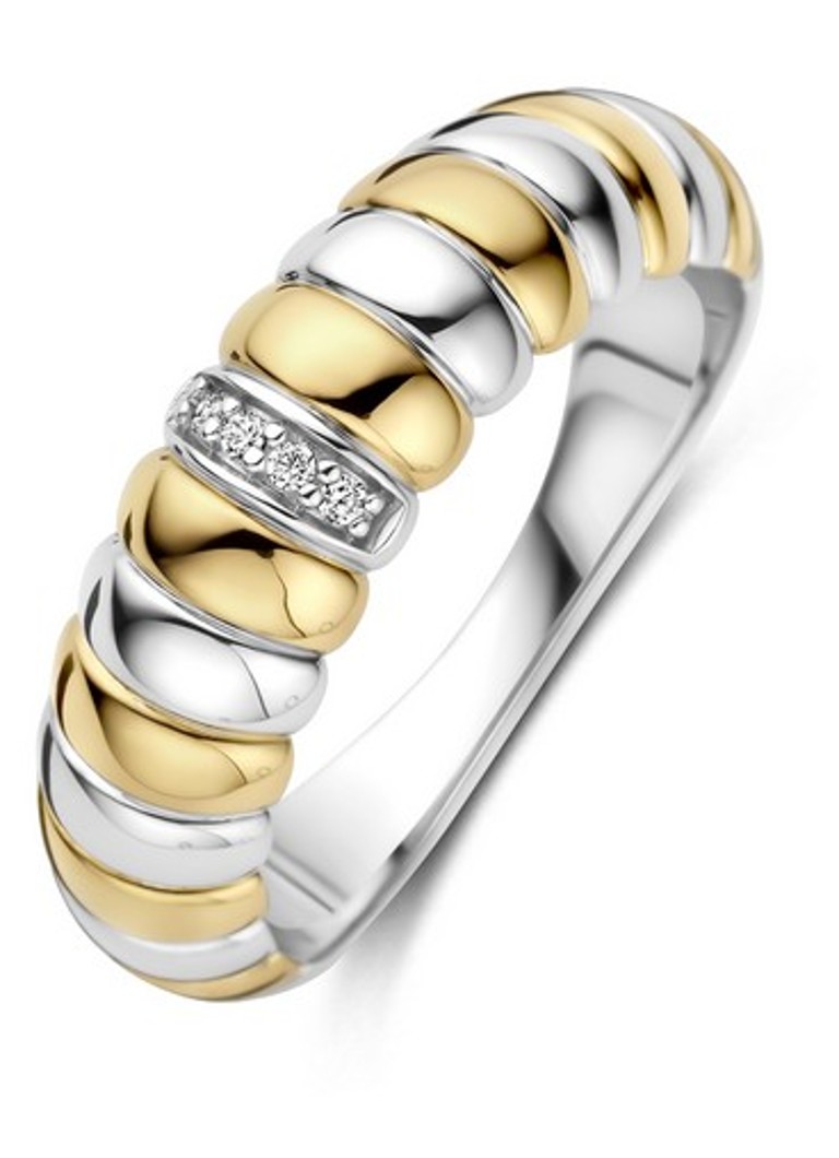 TI SENTO - Milano Dames Ring verguld 12383ZY in de kleur Goud