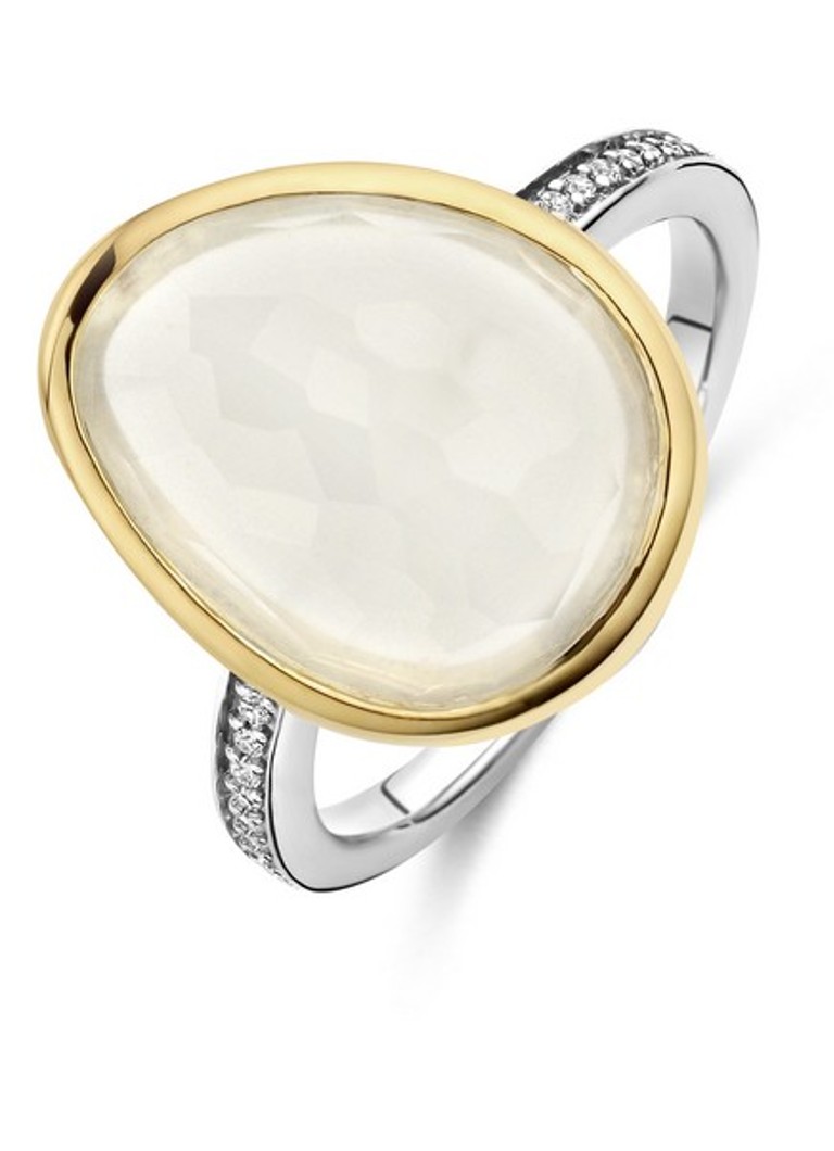 TI SENTO - Milano Dames Ring verguld 12386MW in de kleur Goud