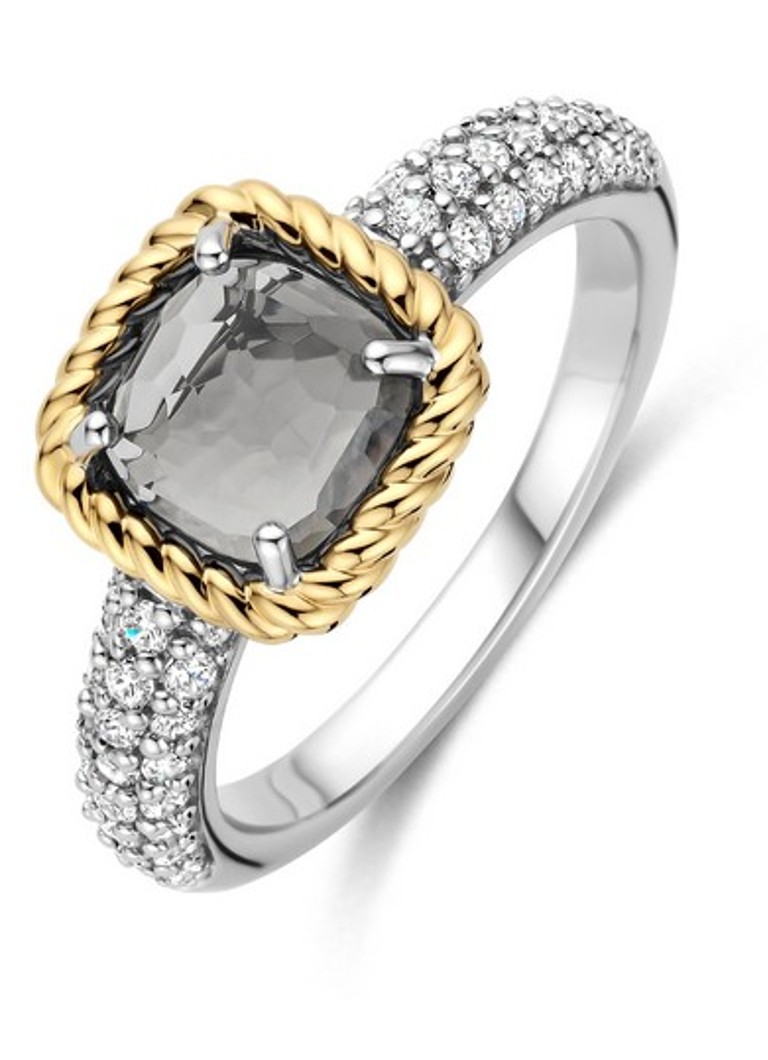TI SENTO - Milano Dames Ring 12399GG in de kleur Zilver