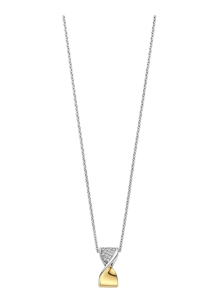TI SENTO - Milano Dames Ketting met hanger 34106ZY in de kleur Zilver