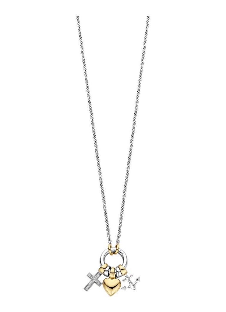 TI SENTO - Milano Dames Ketting met hanger 34115ZY in de kleur Goud