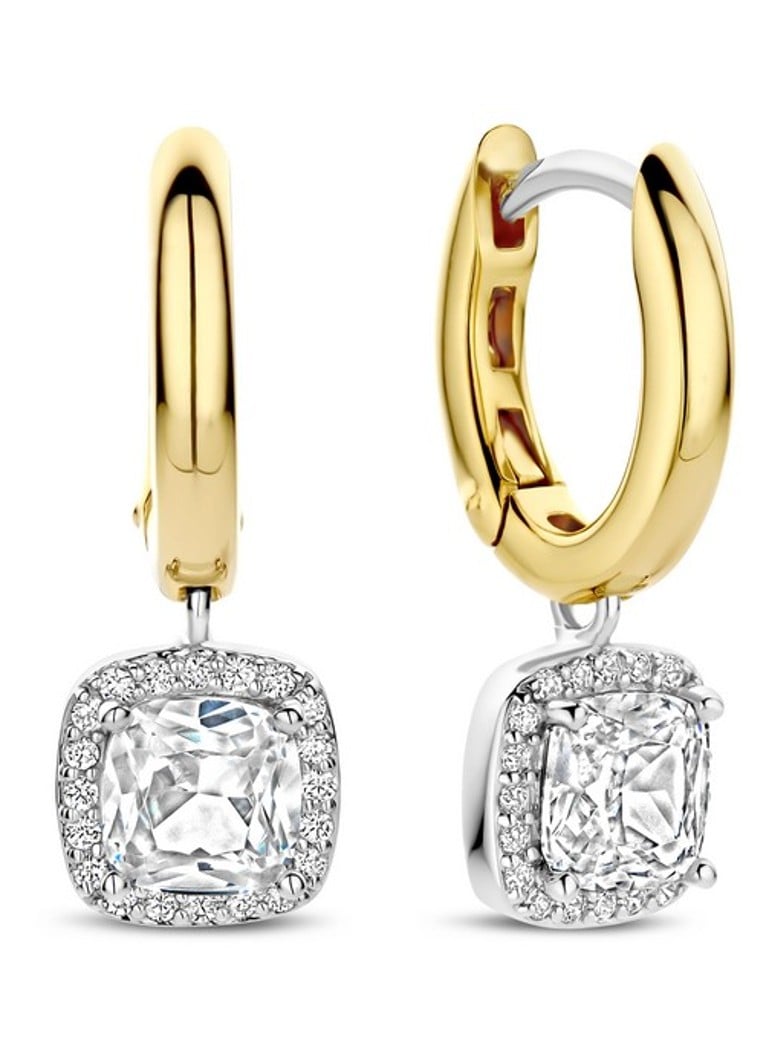 TI SENTO - Milano Dames Oorringen met hanger 78030ZY in de kleur Goud