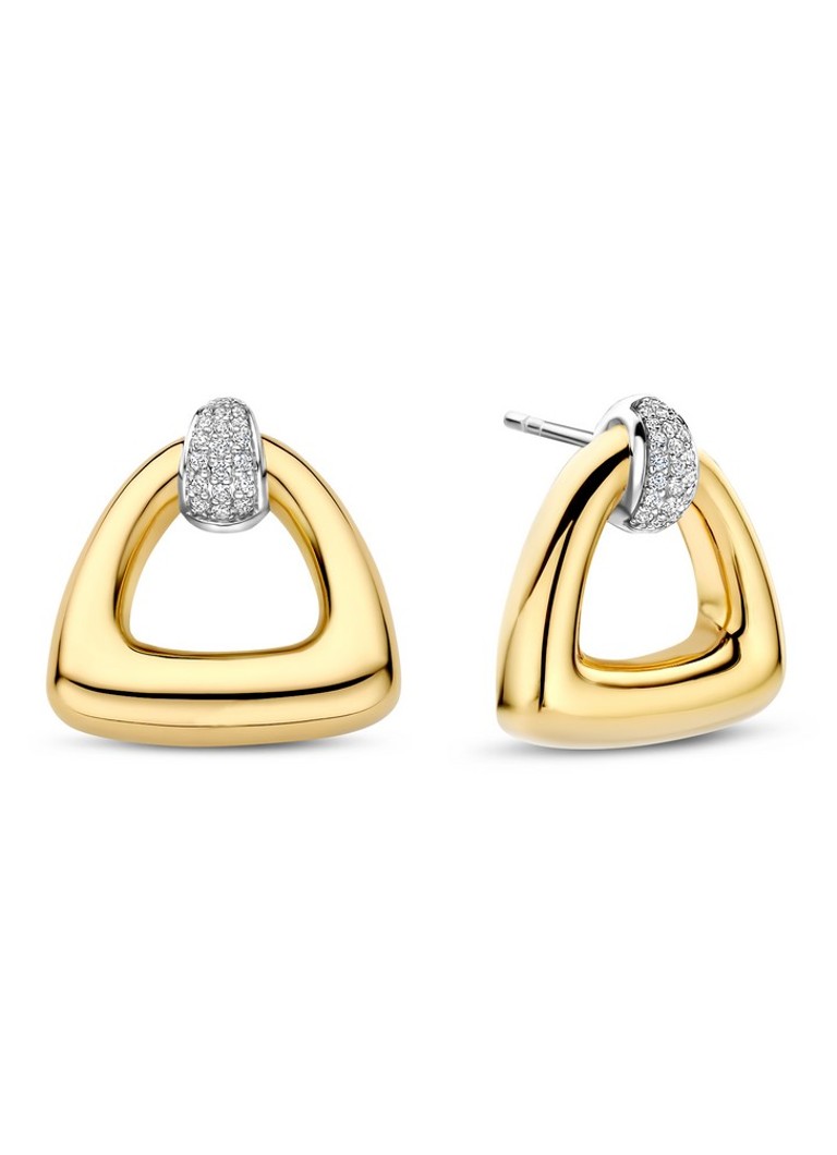 TI SENTO - Milano Dames Oorstekers verguld 78034ZY in de kleur Goud