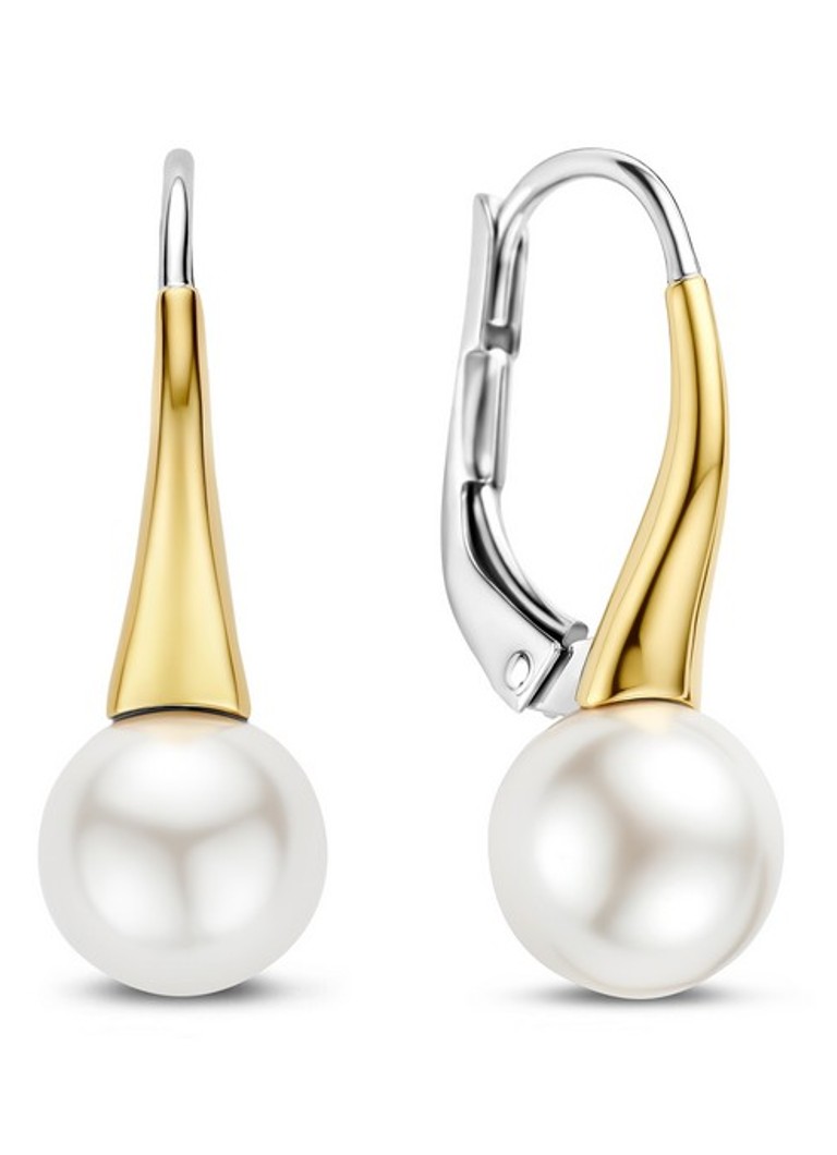 TI SENTO - Milano Dames Oorhangers verguld 78062YP in de kleur Goud