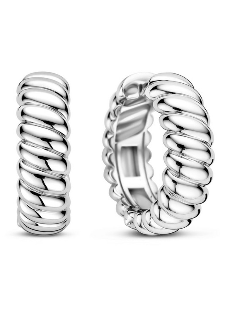 TI SENTO - Milano Dames Oorringen 78066SI in de kleur Zilver