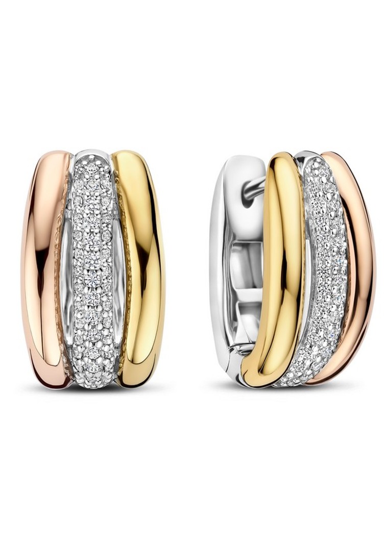 TI SENTO - Milano Dames Oorringen 78072TZ in de kleur Goud