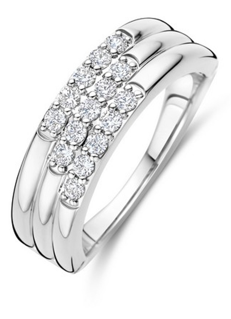 TI SENTO - Milano Dames Ring 12411ZI in de kleur Zilver