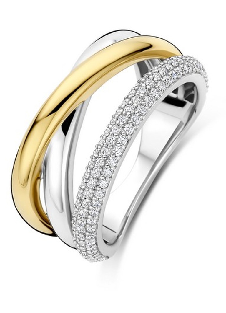 TI SENTO - Milano Dames Ring 12422ZY in de kleur Zilver