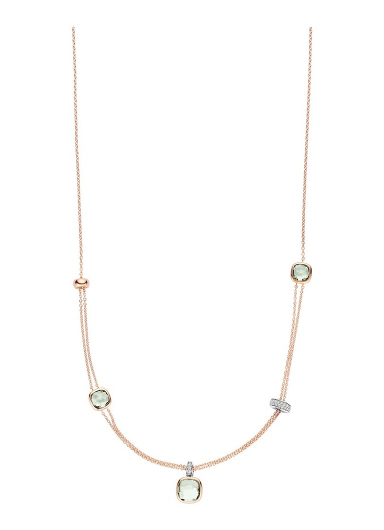 TI SENTO - Milano Dames Ketting 34122GR in de kleur Roségoud