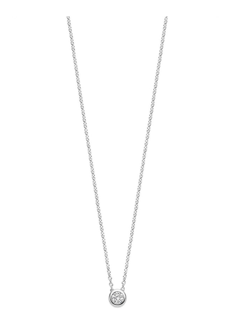 TI SENTO - Milano Dames Ketting 34124ZI in de kleur Zilver