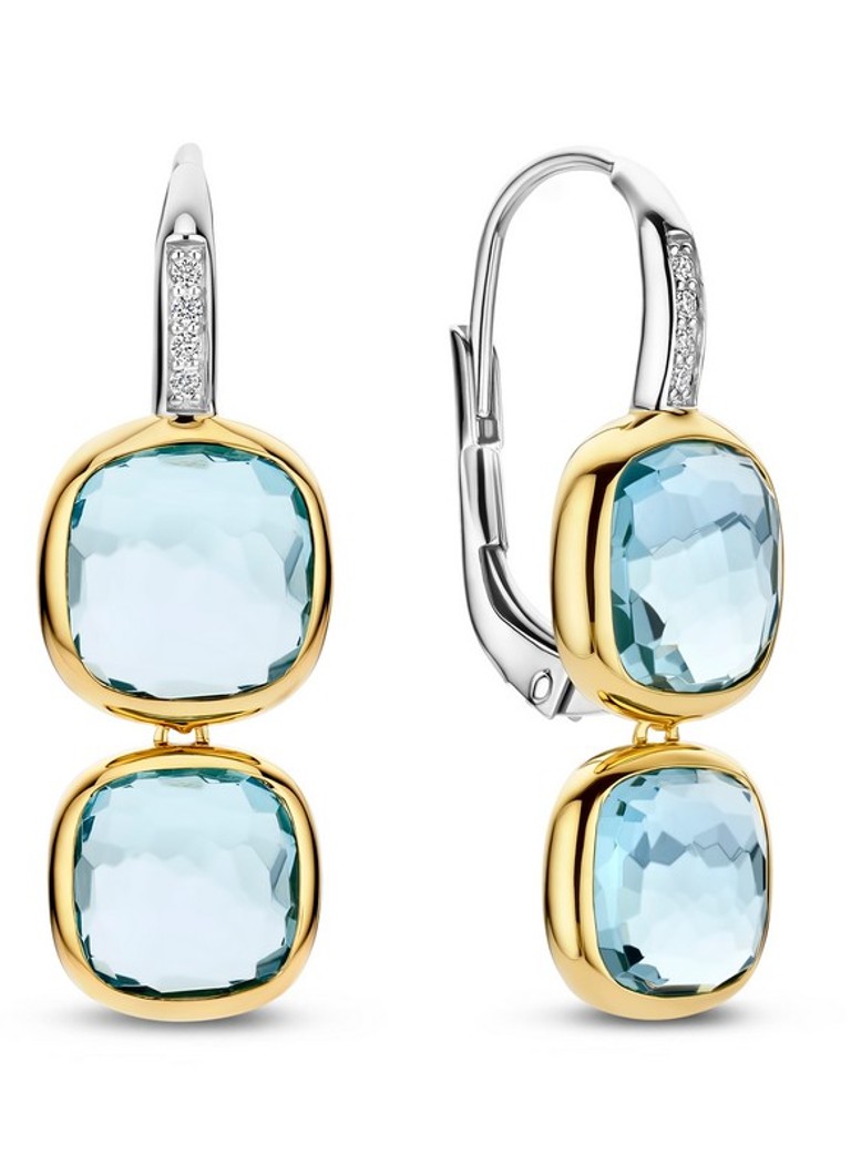 TI SENTO - Milano Dames Oorhangers 78054TY in de kleur Goud
