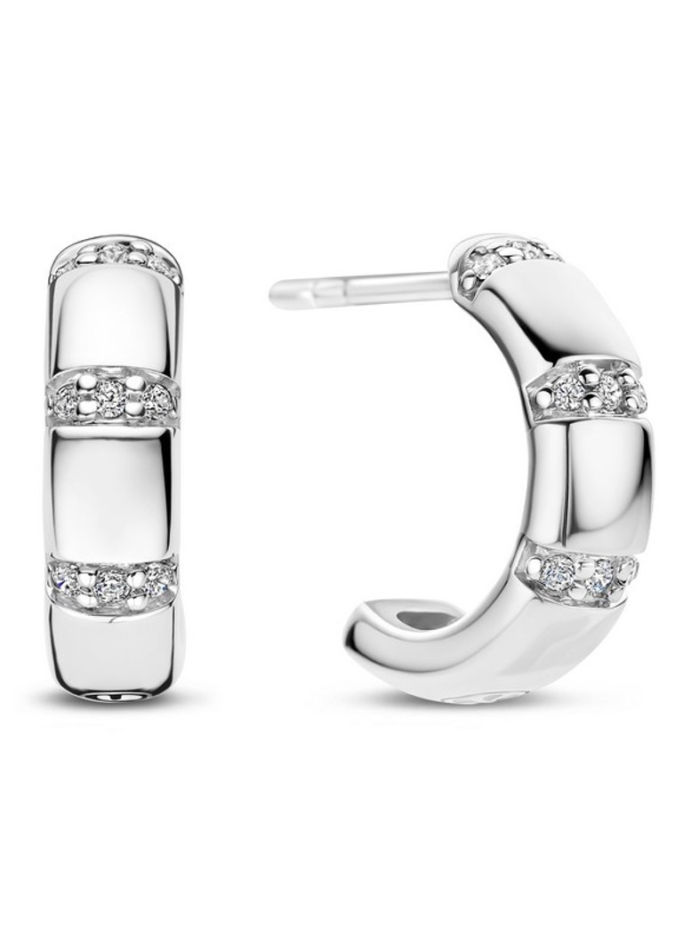 TI SENTO - Milano Dames Oorringen 78058ZI in de kleur Zilver