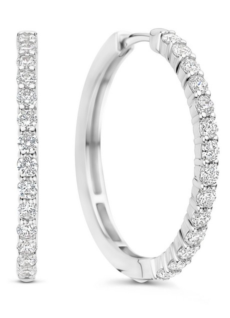 TI SENTO - Milano Dames Oorringen van zilver 78078ZI in de kleur Zilver