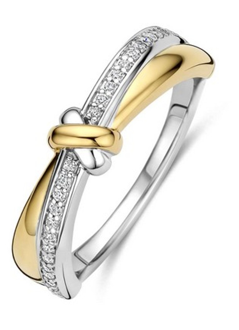 TI SENTO - Milano Dames Ring met zirkonia 12443ZY in de kleur Zilver