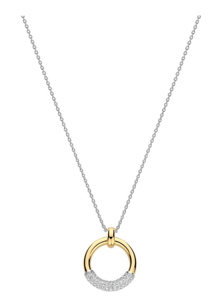 TI SENTO - Milano Dames Ketting met zirkonia 34133ZY in de kleur Zilver