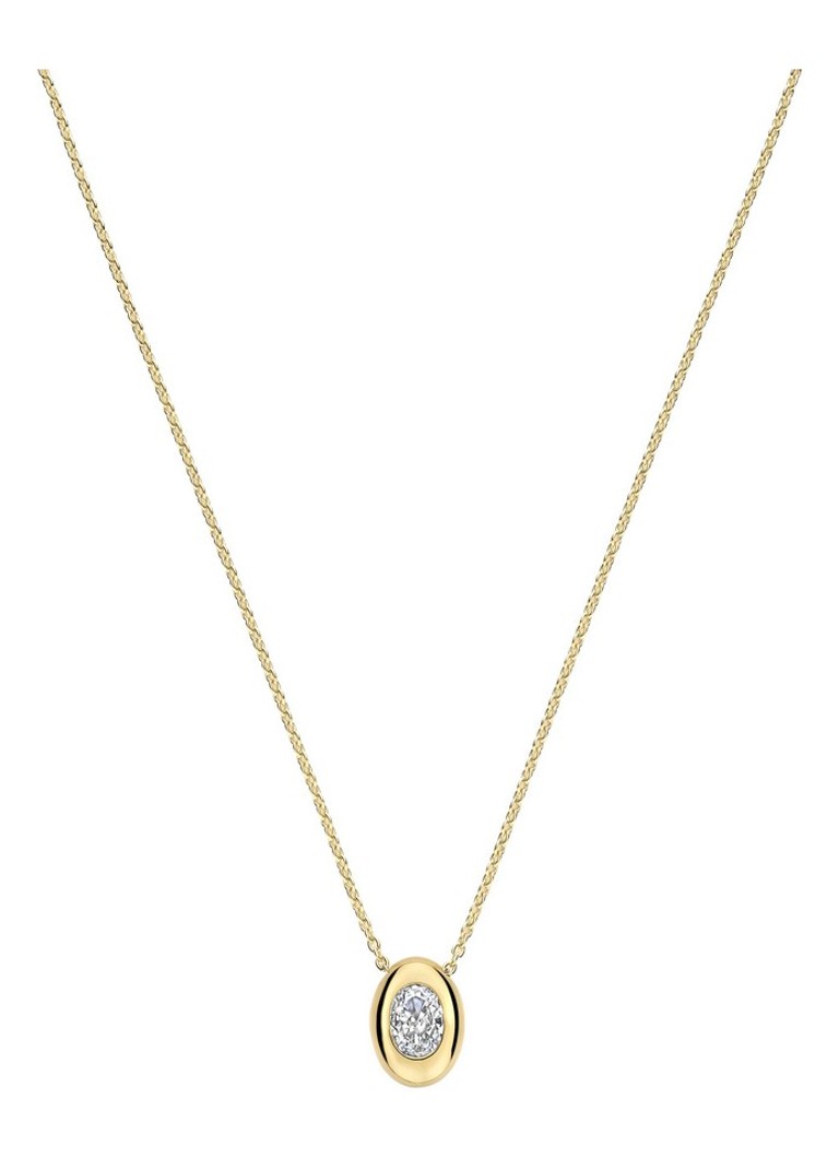 TI SENTO - Milano Dames Ketting met hanger 34146ZY in de kleur Goud