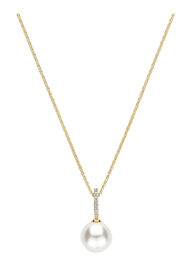 TI SENTO - Milano Dames Ketting met hanger 34153YP in de kleur Goud
