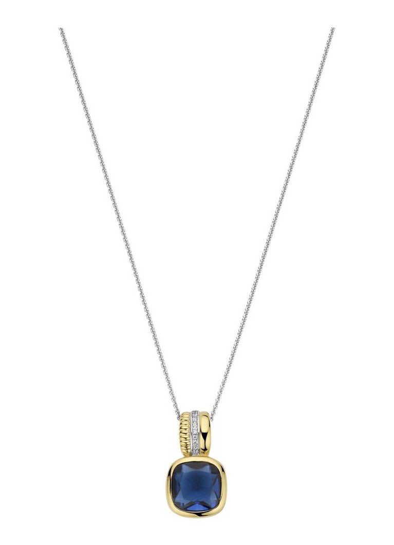 TI SENTO - Milano Dames Ketting met hanger 6864DB in de kleur Zilver