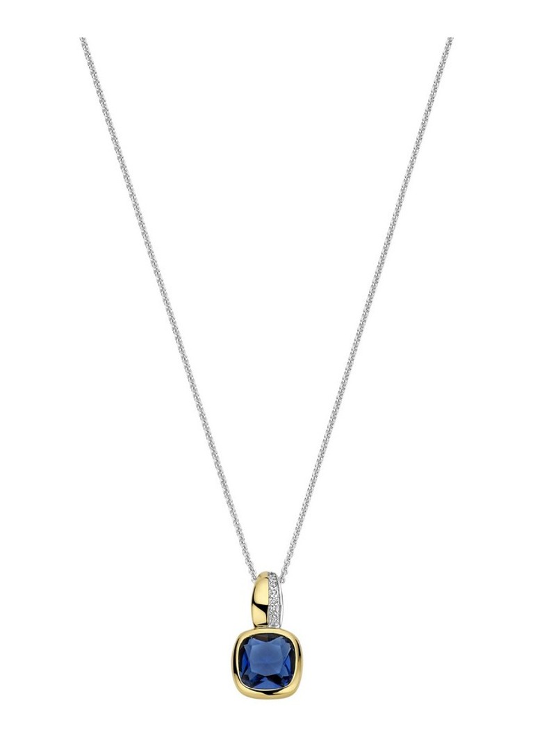TI SENTO - Milano Dames Ketting met hanger 6865DB in de kleur Zilver