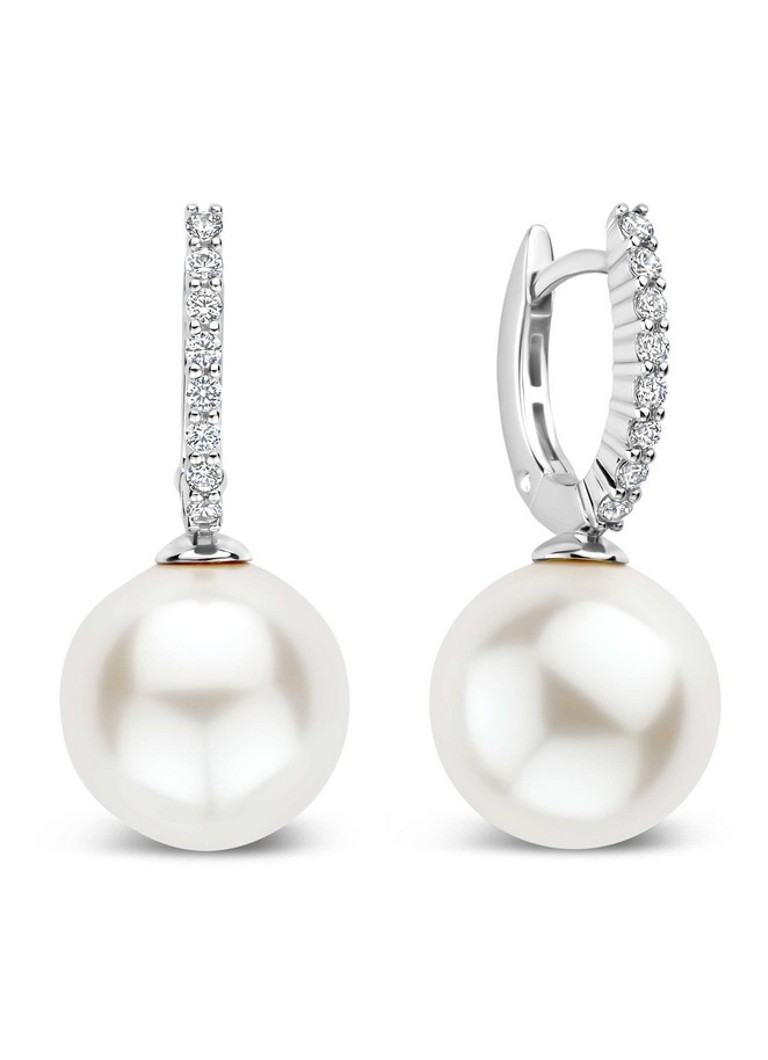 TI SENTO - Milano Dames Oorringen van zilver 78091PW in de kleur Zilver