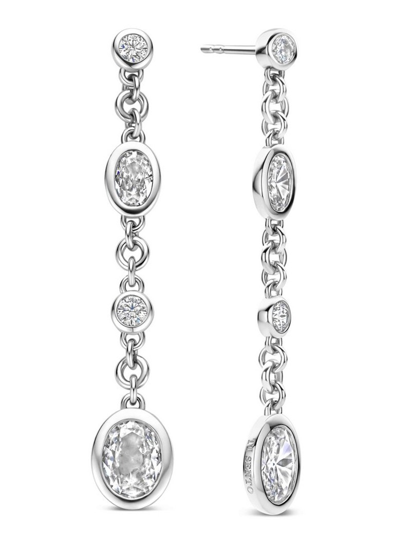 TI SENTO - Milano Dames Oorstekers van zilver 78104ZI in de kleur Zilver