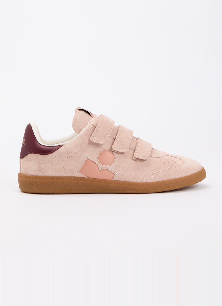 Isabel Marant Dames Beth sneaker van leer met details van suède in de kleur Oudroze, maat: 37