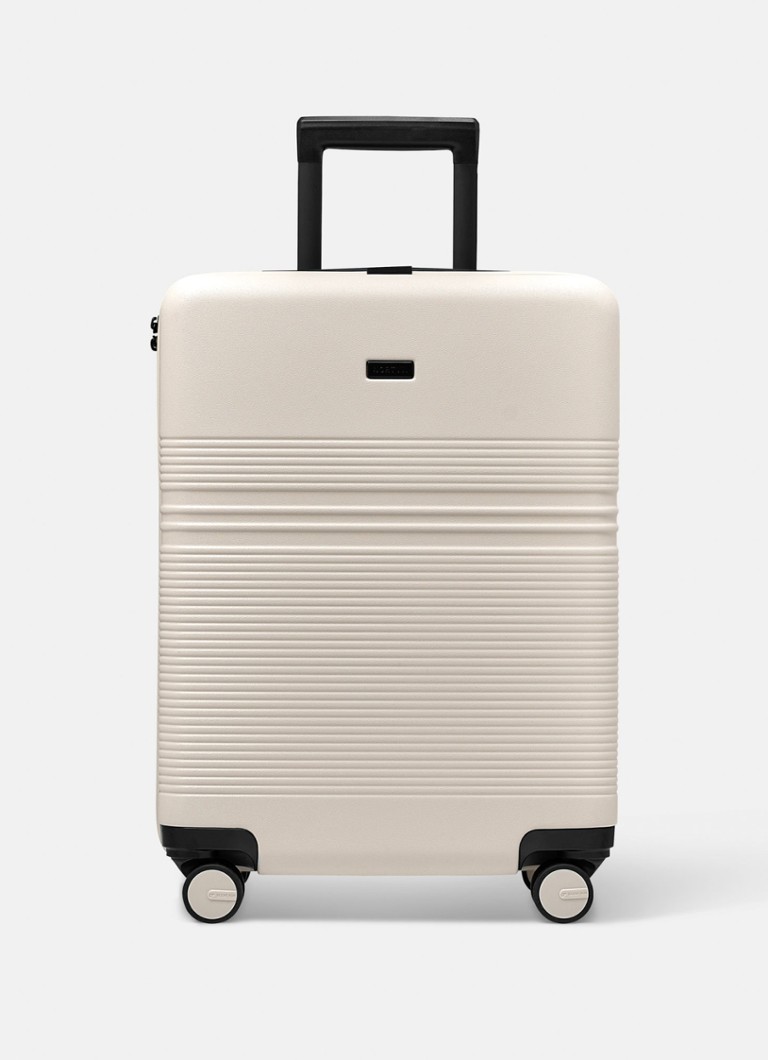 Nortvi koffer Spinner 55 cm Sand White / Wit - Deal
