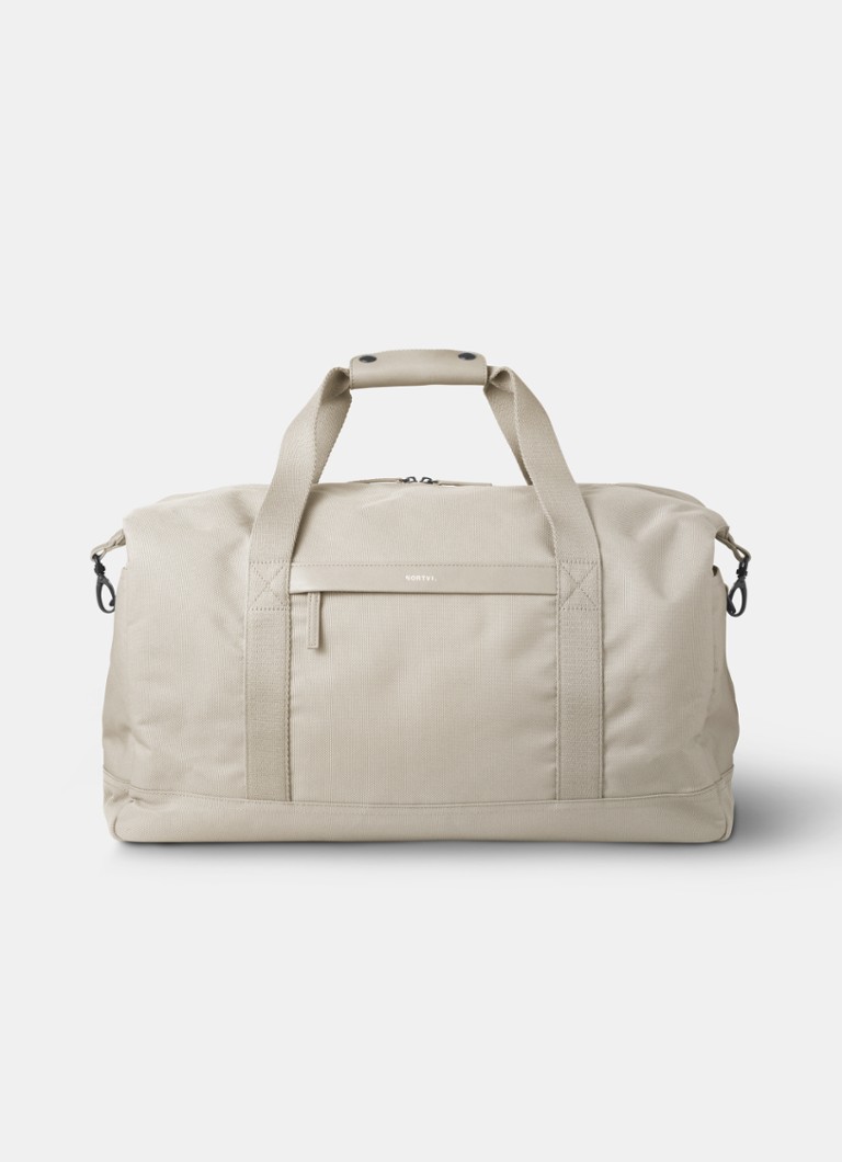 Nortvi Large weekendtas met logo Sand White / Wit - Deal