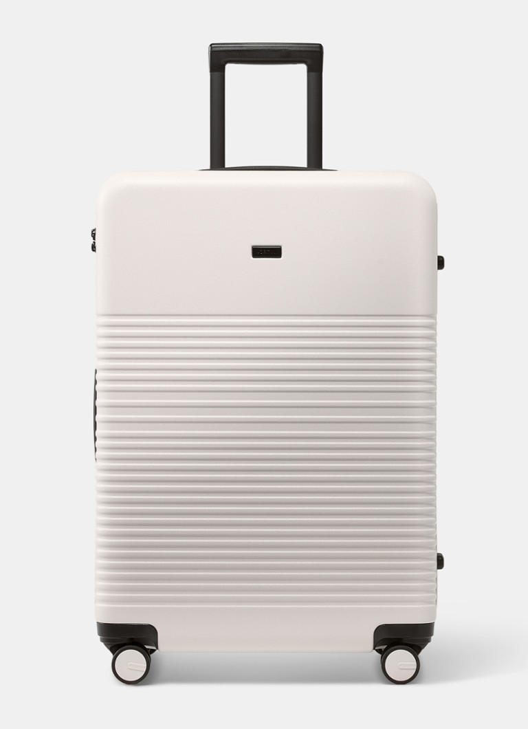 Nortvi koffer Spinner 67 cm Sand White / Wit - Deal