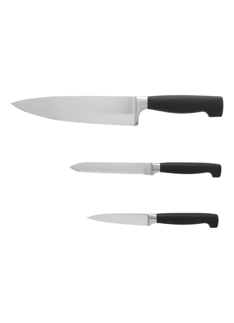 Zwilling Four Star messenset 19,5 cm 3 delig Zwart - Deal