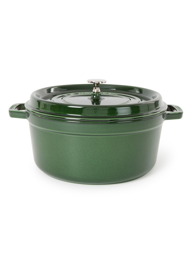 Staub Cocotte braadpan 26 cm Donkergroen - Deal