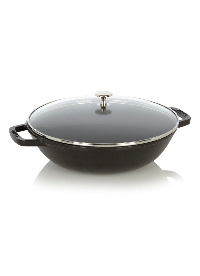 Staub Gietijzeren wokpan Ø30 cm Zwart - Deal