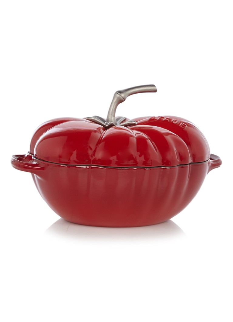 Staub Tomaat cocotte 25 cm Steenrood - Deal