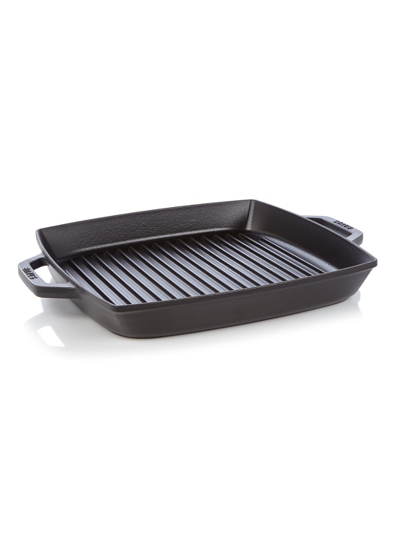 Staub Grillpan 33 x 33 cm Zwart - Deal